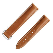 OMEGA Golden Brown Leather Strap 20x18mm